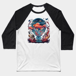 Another award-winning design - This one has a Fish on it. Baseball T-Shirt